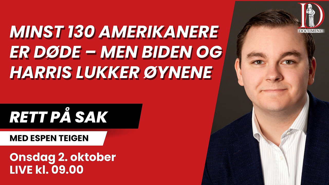 Orkanen Helene fører til storm av kritikk mot Biden og Harris | Rett på sak 2. oktober