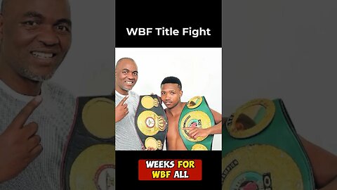 Fighting for the WBF Title #short #shorts #boxing #fight #ko #podcast #fyp #discover