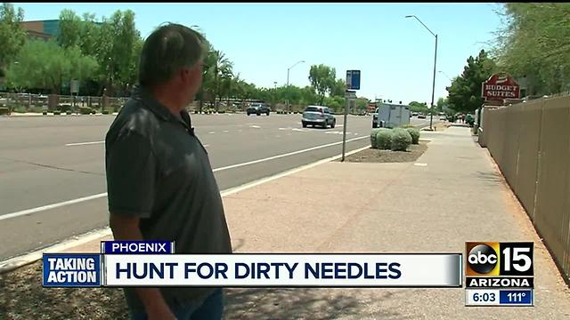 Opioid crisis: Needles litter Phoenix neighborhood