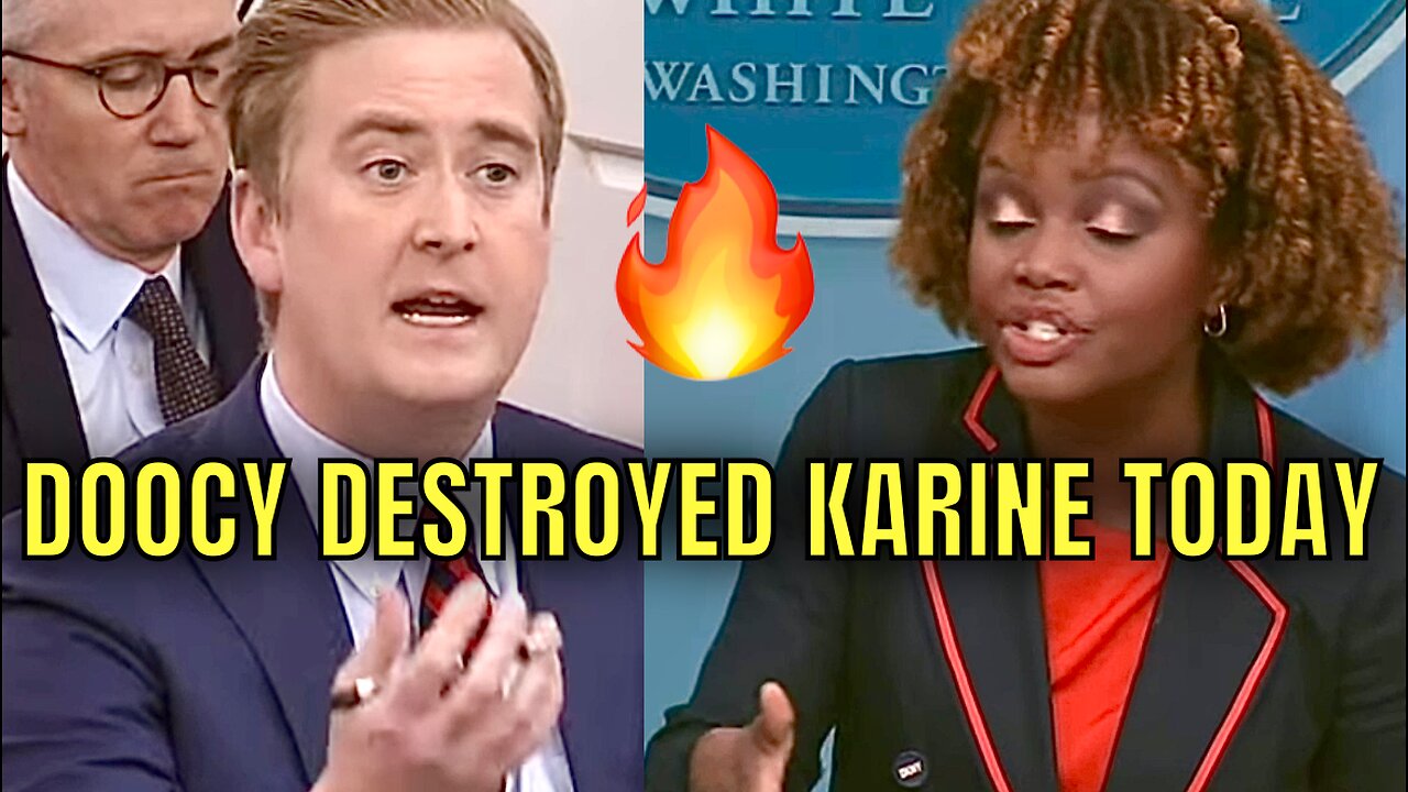 Peter Doocy CALLS OUT Karine Jean-Pierre for El Paso Border Rush Scene in Viral Video!