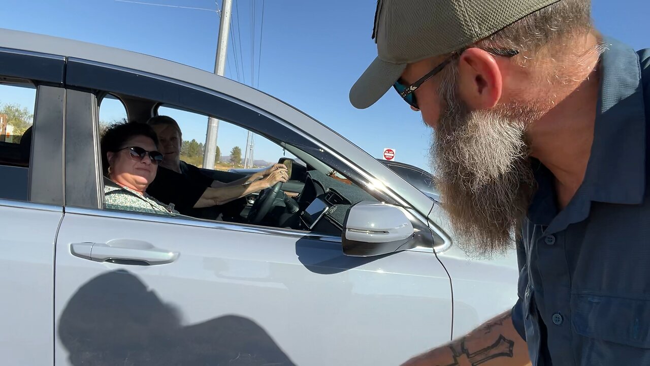 Douglas, AZ locals at Kamala’s border “visit”