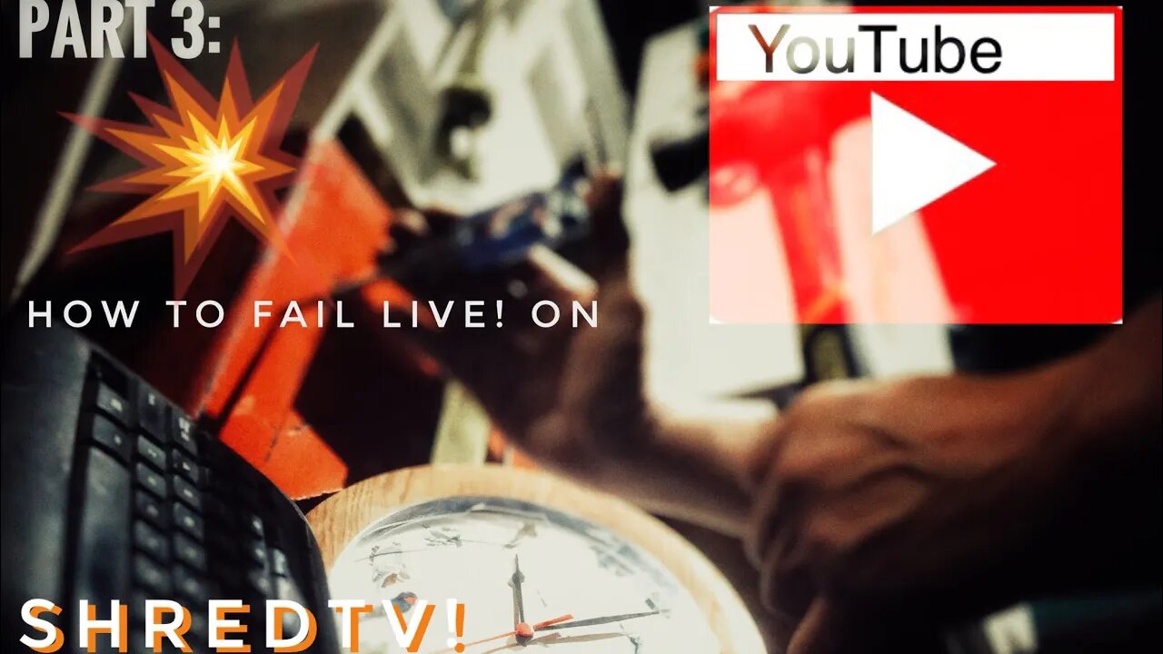 Part 3: How to Fail live on YouTube Fixing broken shredder, so we can shred Evil Electronics again!