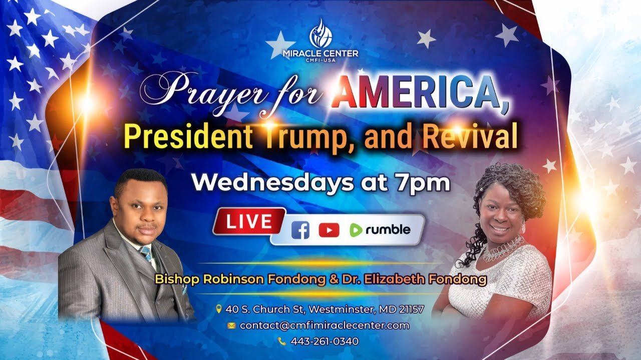 LIVE! 🔥PRAYER FOR AMERICA, PRESIDENT TRUMP AND REVIVAL