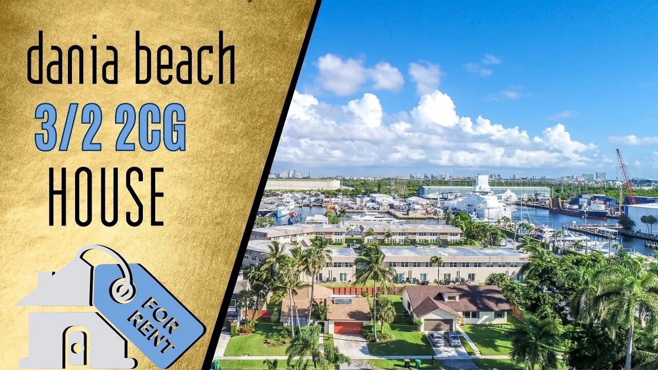 Dania Beach- House For Rent- 3 Bdr 2 Bath 2 CG