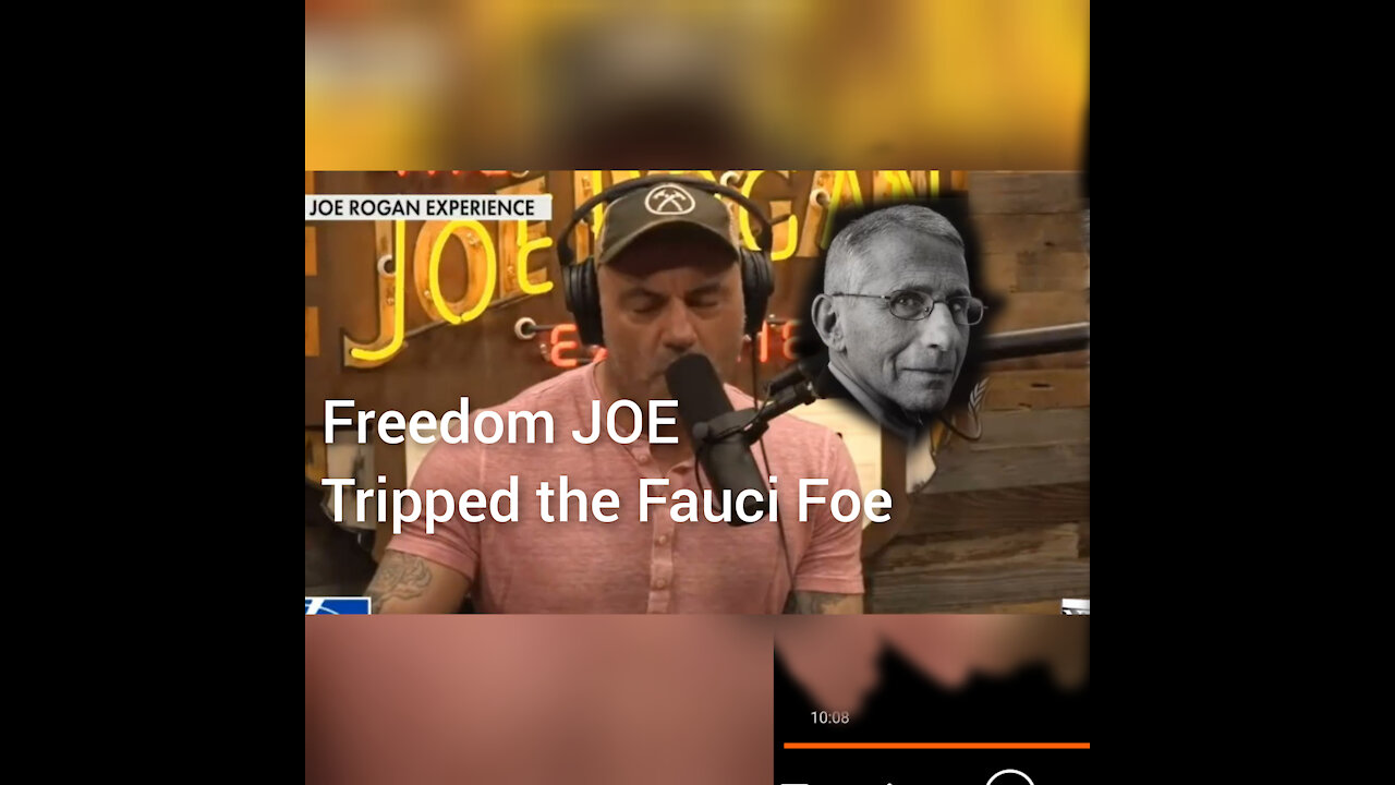 Freedom JOE tripped the Fauci Foe