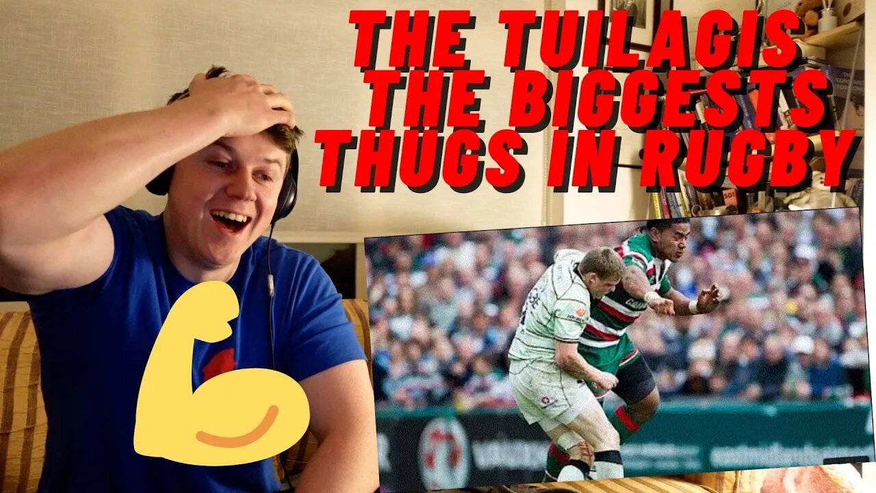 THE TUILAGIS - THE BIGGESTS THUGS IN RUGBY!!?? ((INSANE IRISH GYM BRO REACTION!!))