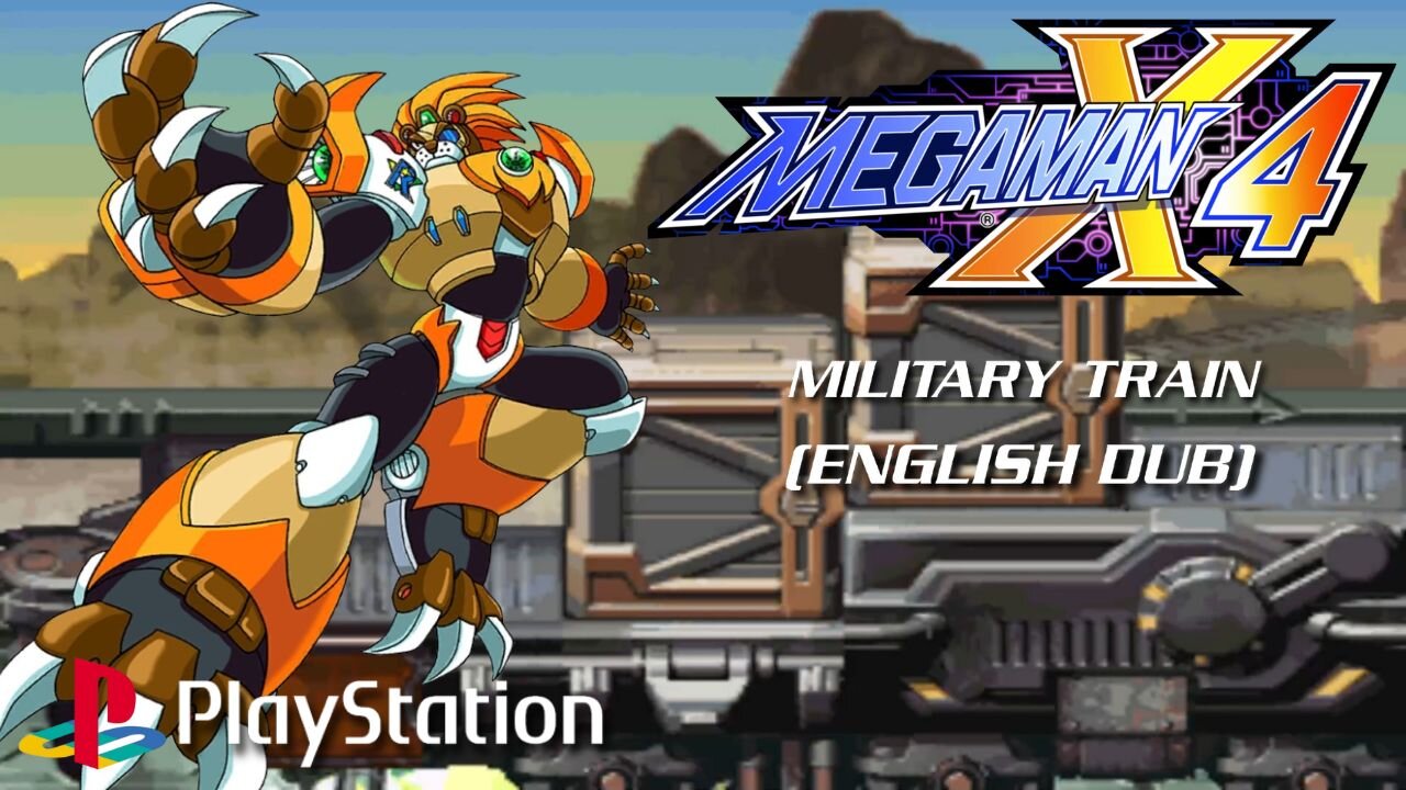 Mega Man X4 - Military Train (English Dub) ~ PlayStation