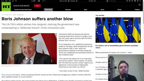 UK PM Boris Johnson loses 2nd ethics advisor in 2 years