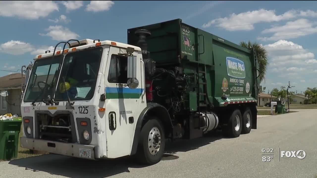 Cape Coral will monitor Waste Pro's progress before deciding on fines