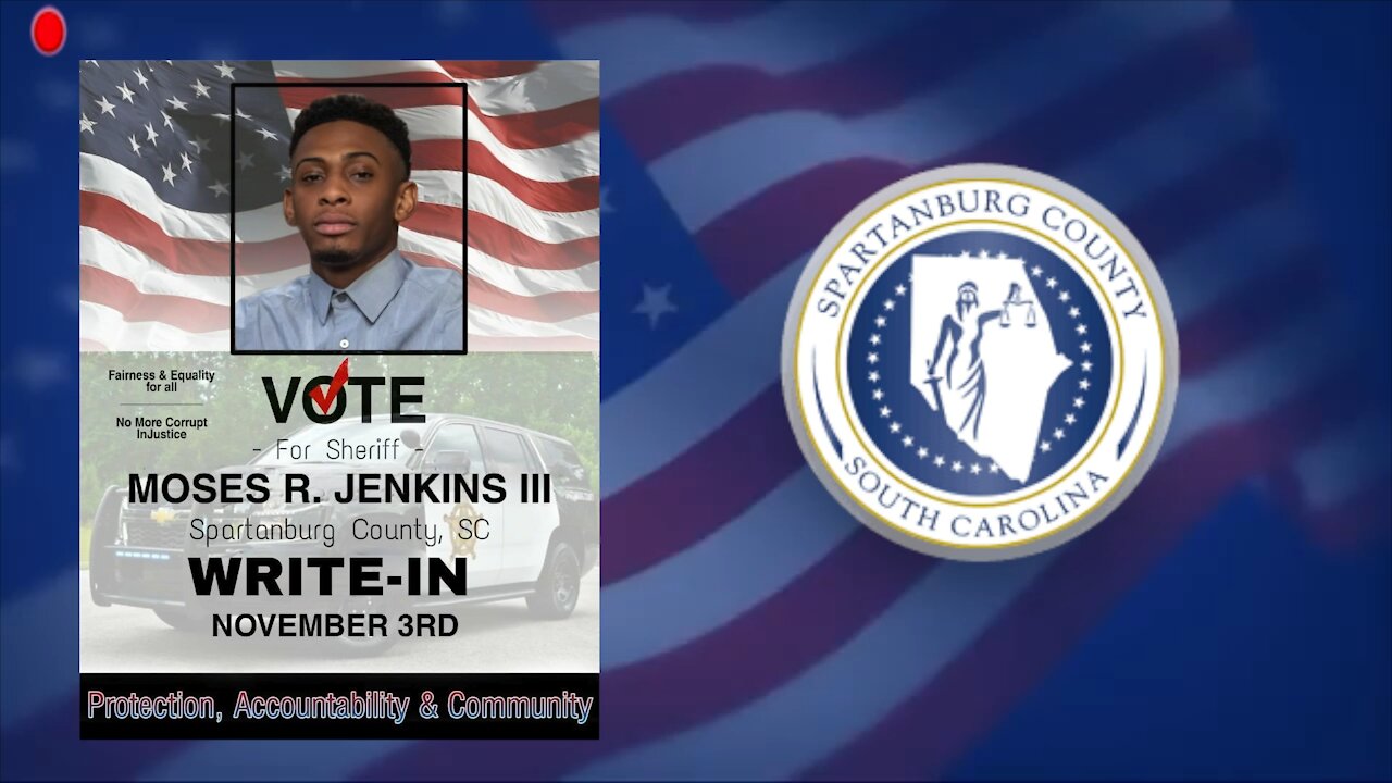 Moses Jenkins III Spartanburg County Sheriff