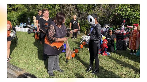 Blasian Babies Brother And Sister Win Halloween Costume Contest, Collect Candy, And Play Jenga!