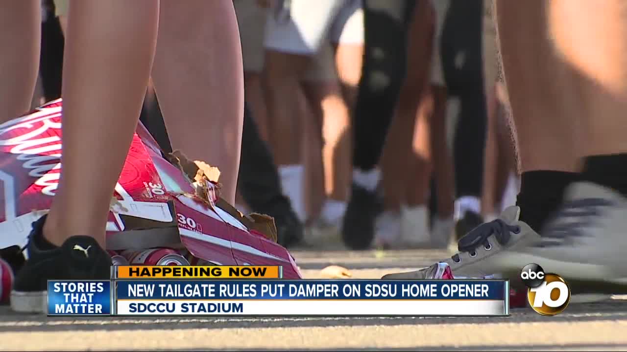 SDSU students upset over tailgate regulations