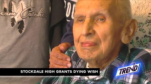 THE TREND: Stockdale High grants man's dying wish