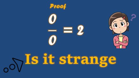 Proof that 0/0=2 || Can you spot my mistake