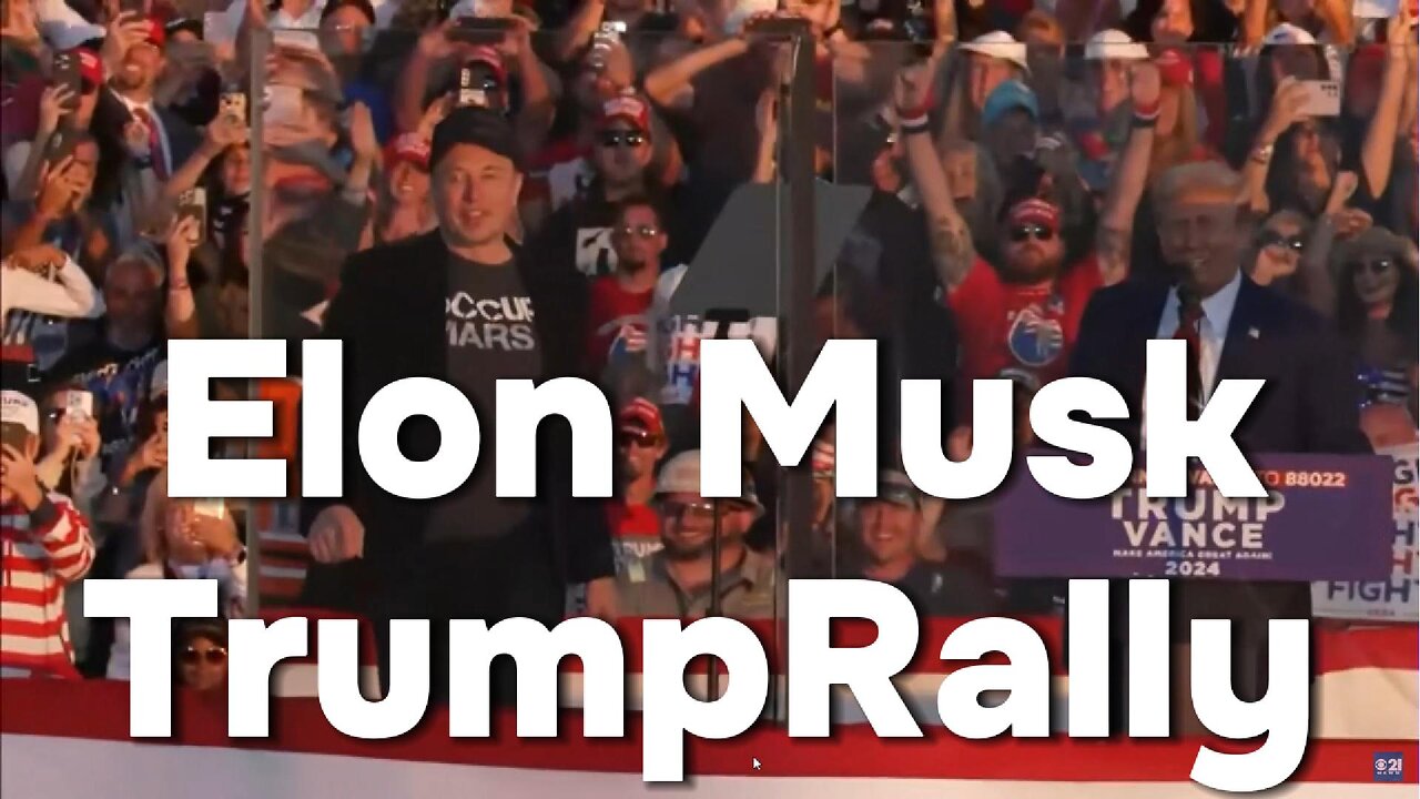 Elon Speaks at Trump Rally