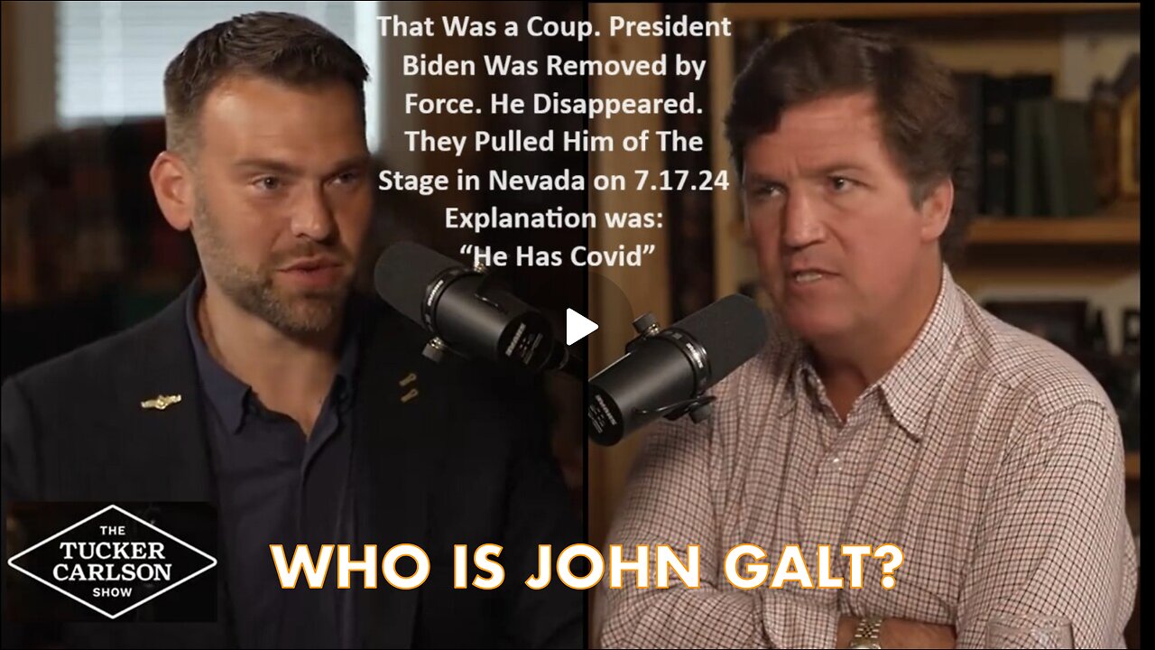 TUCKER & POSO-That Was a Coup. Biden Was Removed by Force. He Disappeared. They Pulled Him off Stage in NV . WHY? “He Has Covid” ASSASSINATION DECODED