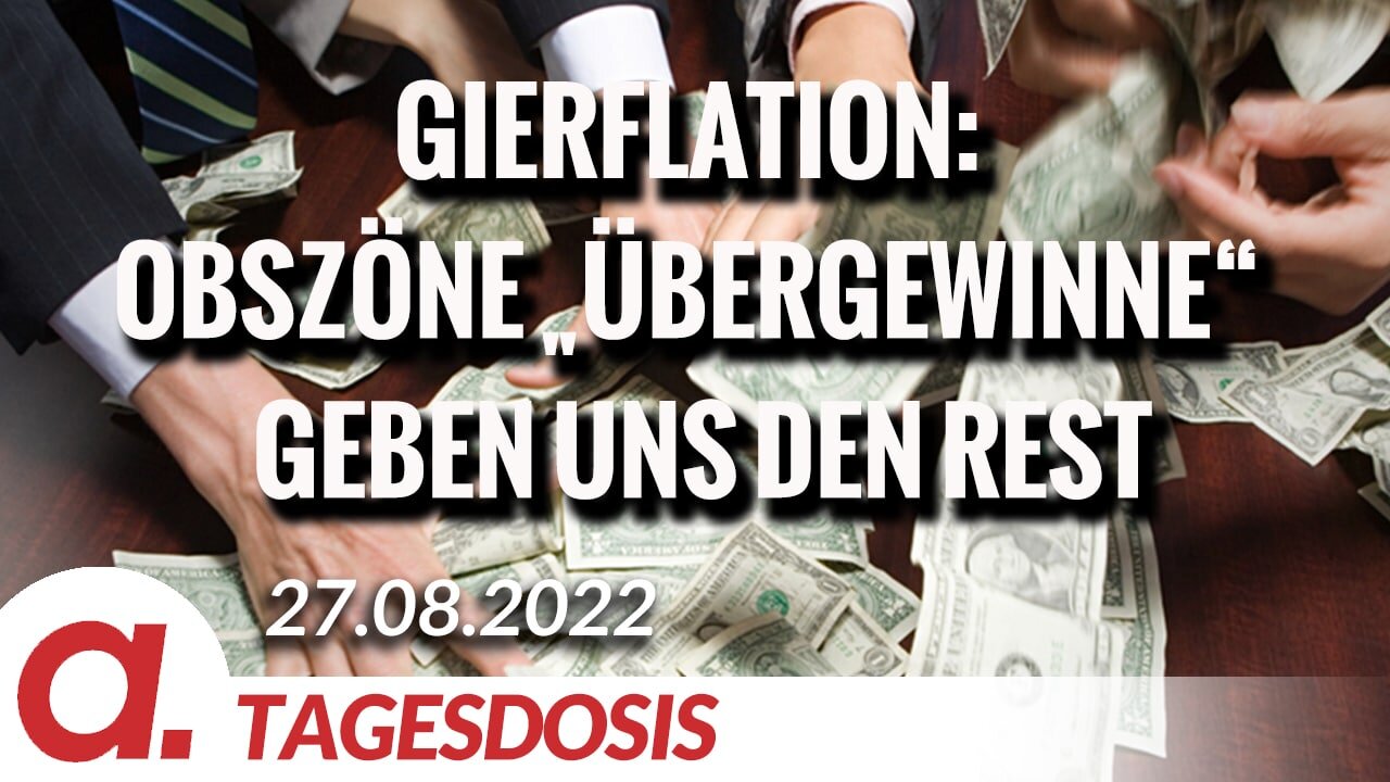 Gierflation: Obszöne „Übergewinne“ geben uns den Rest | Von Hermann Ploppa