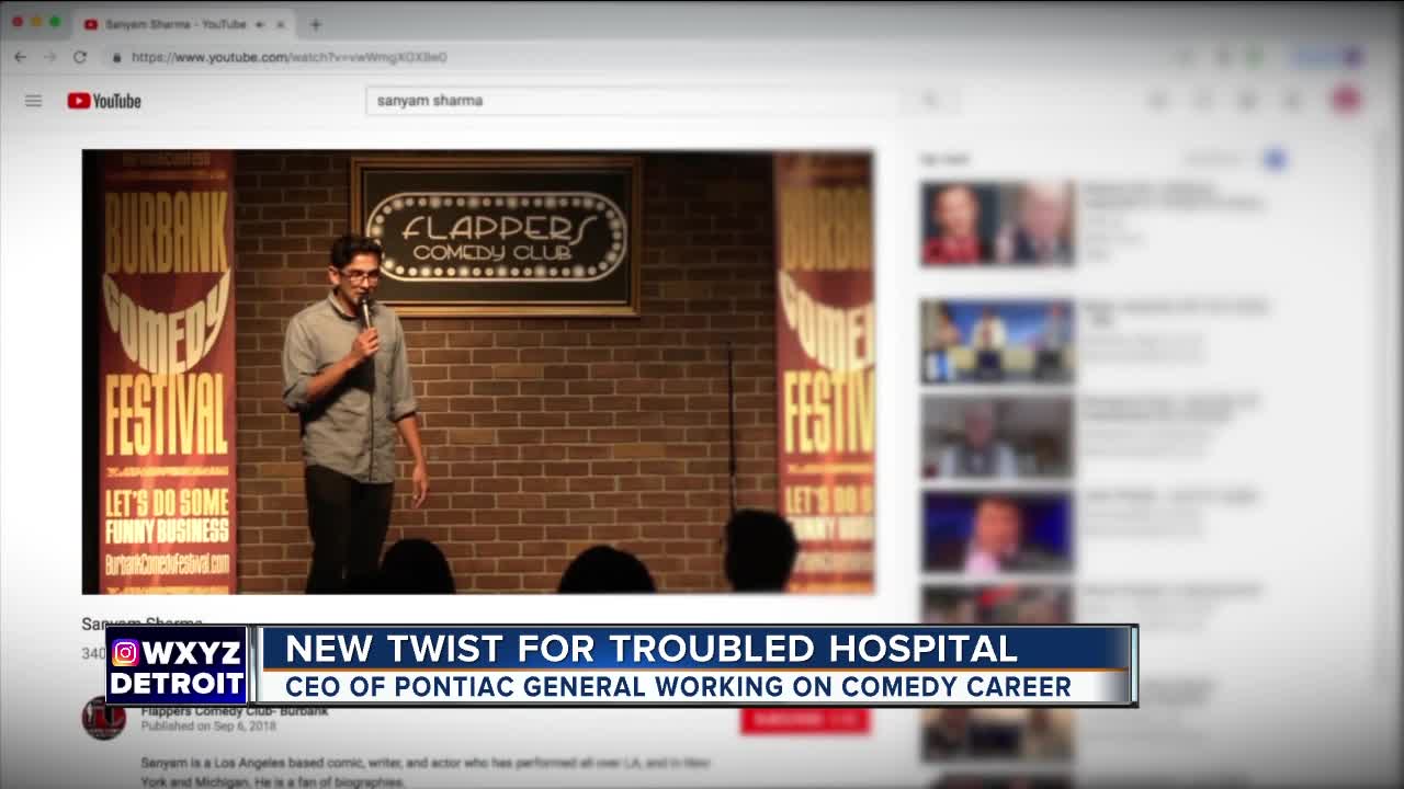 CEO of Pontiac General Hospital building comedy career as problems continue