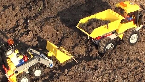 Lego City 4201 Loader and Tipper stopmotion