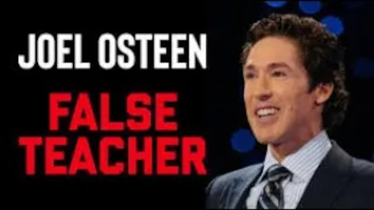 The False Teachings of Joel Osteen. Be aware of this Candy Coated Gospel- It is not Biblical!