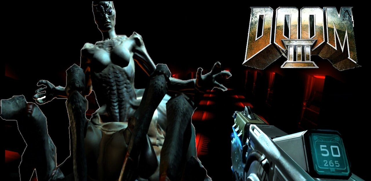 There's a Demonic Spider Lady at the End of This One!; Let's Play Doom 3, Ep. 4