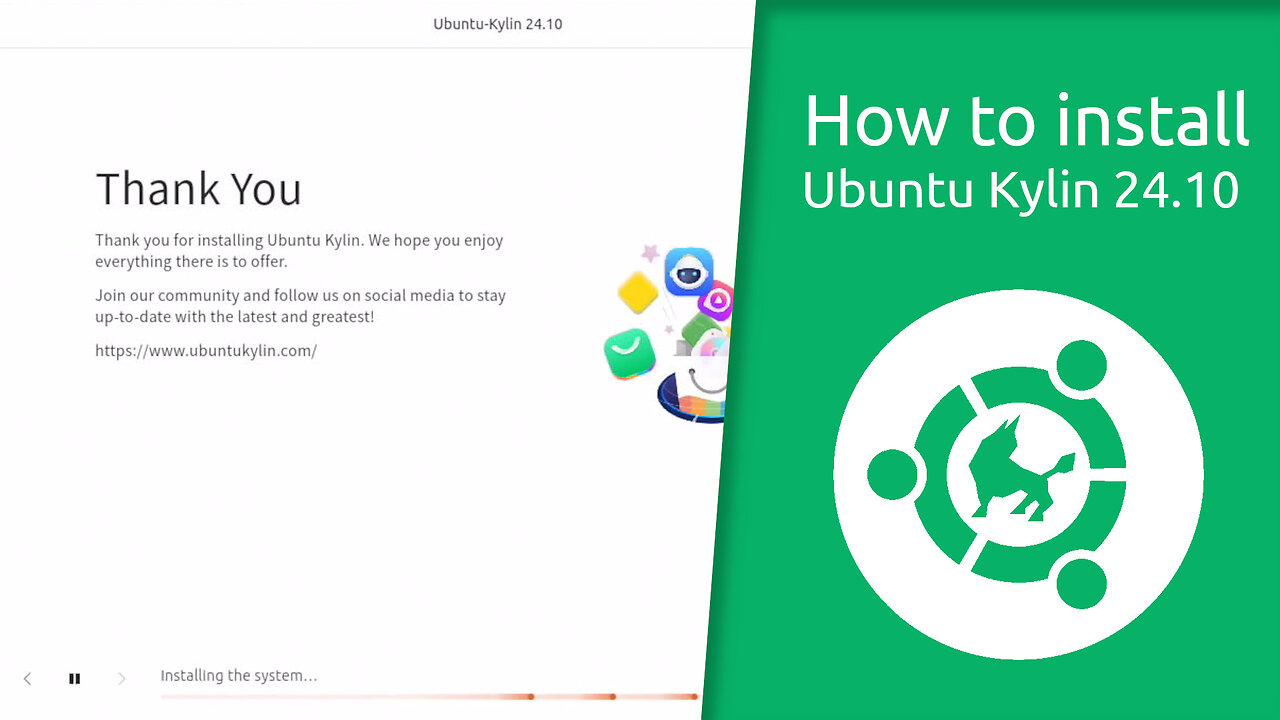 How to install Ubuntu Kylin 24.10 Oracular Oriole