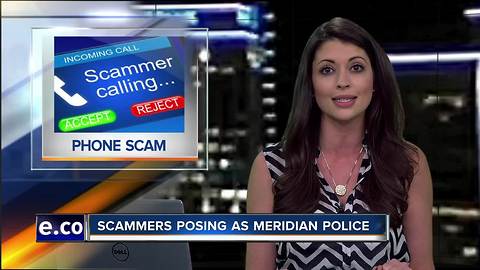 Scammers claim to be Meridian Police