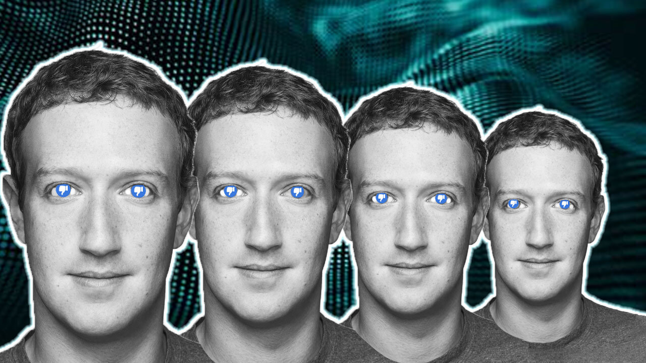 Zuckerberg is the $1 holagram!