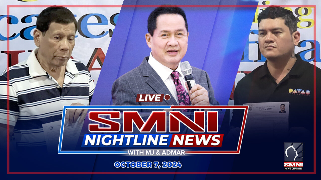 LIVE: SMNI Nightline News with Franco Baranda & Admar Vilando | October 7, 2024 - Lunes