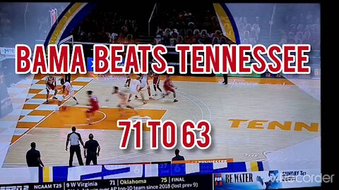 Bama 71. TENNESSEE 63