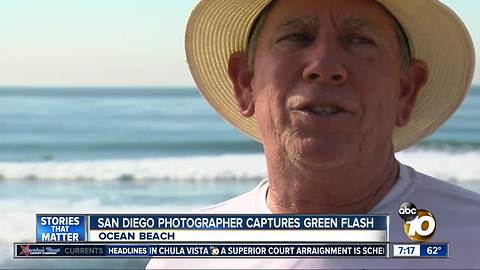 San Diego photographer captures green flash