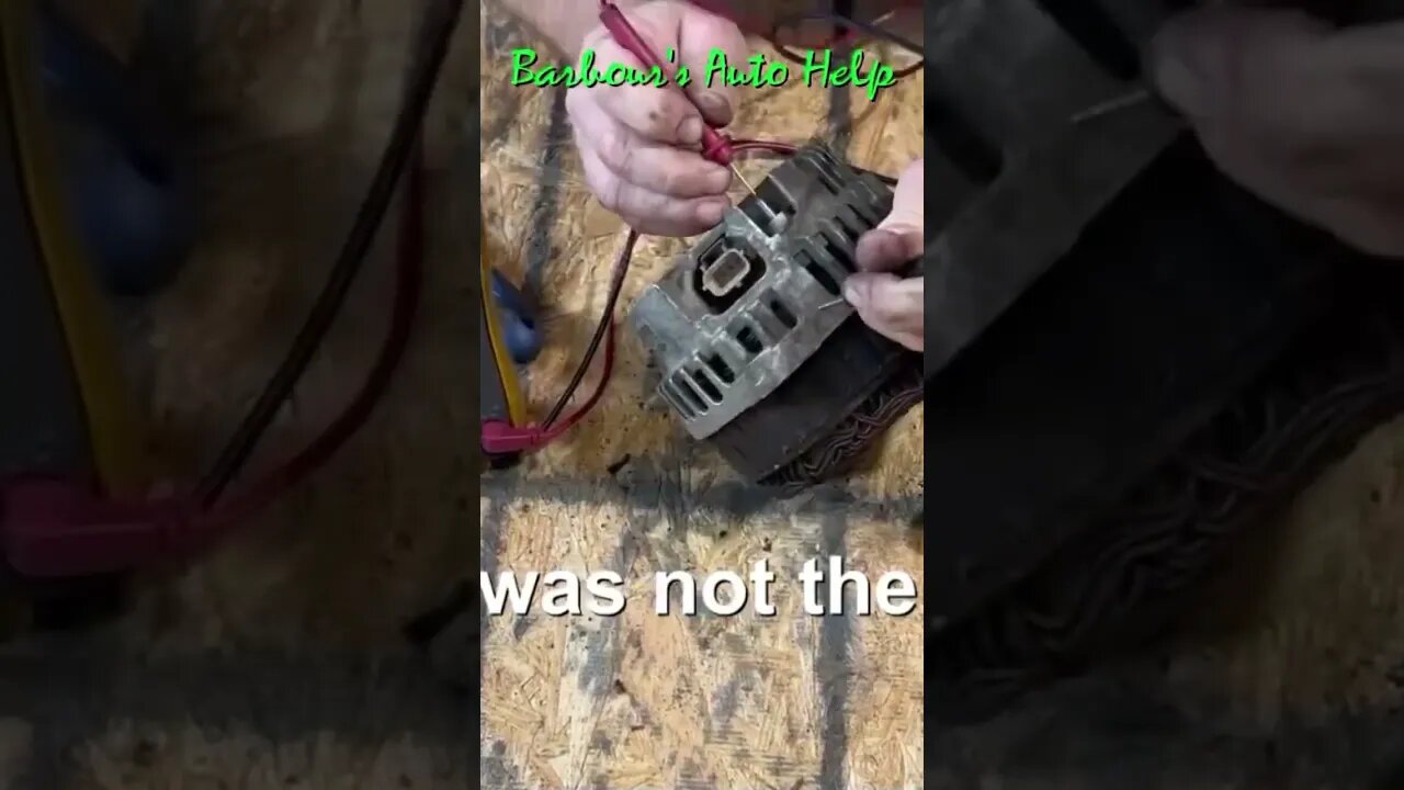 Alternator Tear Down