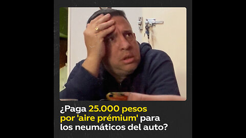 Chica le cuenta a su padre que pagó 25.000 pesos por ‘aire premium’ para neumáticos