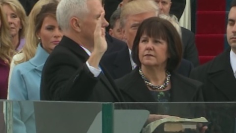 Mike Pence sworn in as Vice President of the United States