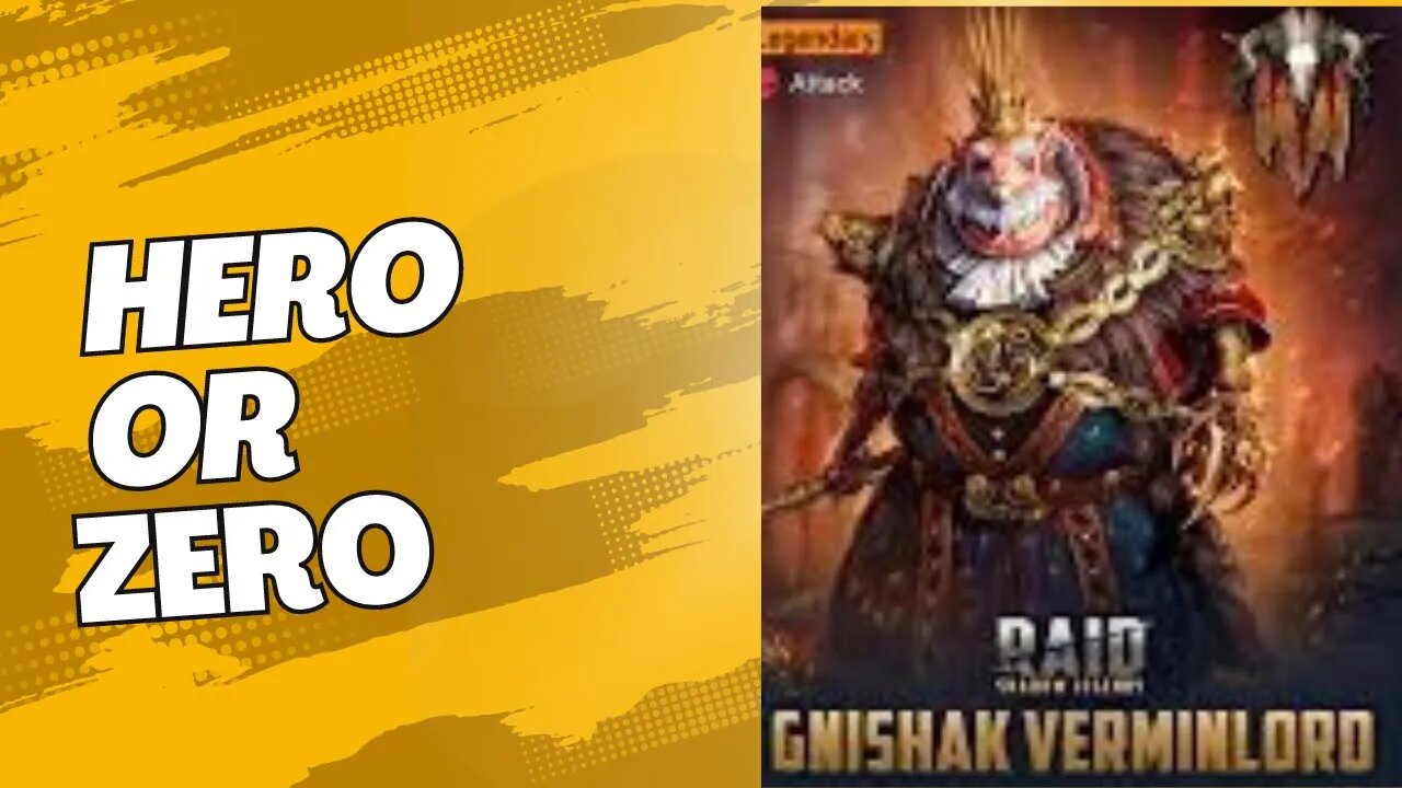 Gnishak Verminlord Full Guide - Raid Shadow Legends