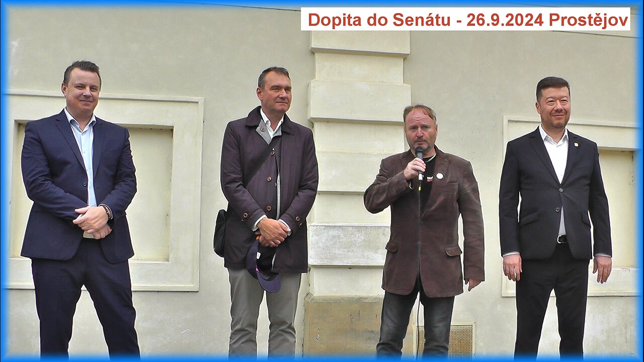 Dopita do Senátu - 26.9.2024 Prostějov