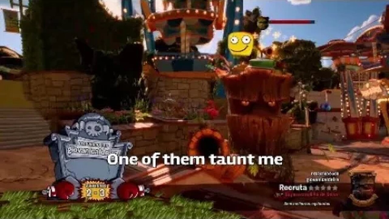 Toxic acorns get boomed (Plants vs. Zombies: Battle for Neighborville)