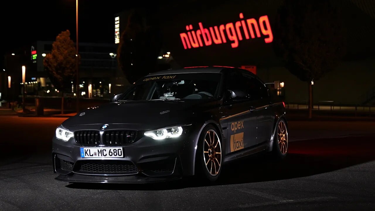 Apex BMW F80 M3 Taxi Nürburgring Night Shoot