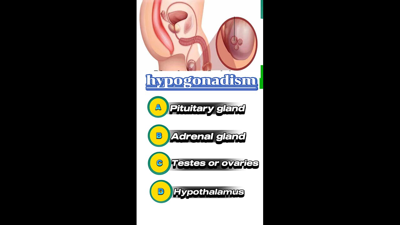 Hypogonadism mcqs #penis #malesexorgans #🏥💊💉