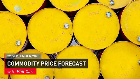 COMMODITY REPORT: Gold, Silver & Crude Oil Price Forecast: 22 September 2023