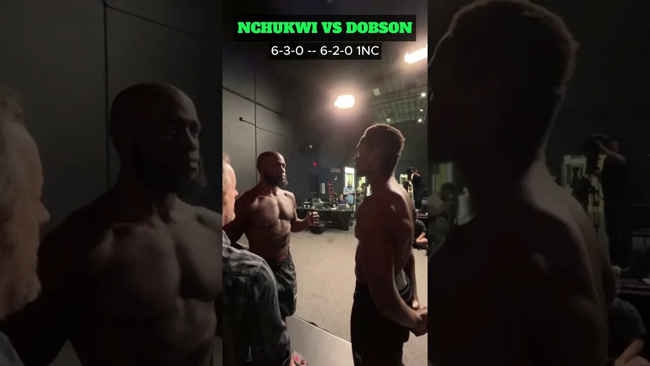 AJ Dobson vs Tafon Nchukwi: UFC Vegas 78 Face-off #shorts