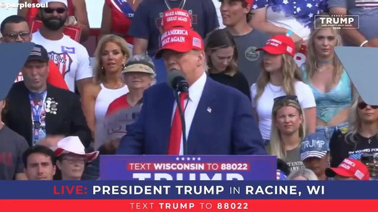 Trump: In November, the people of Wisconsin will say to Crooked Joe: “You're fired”