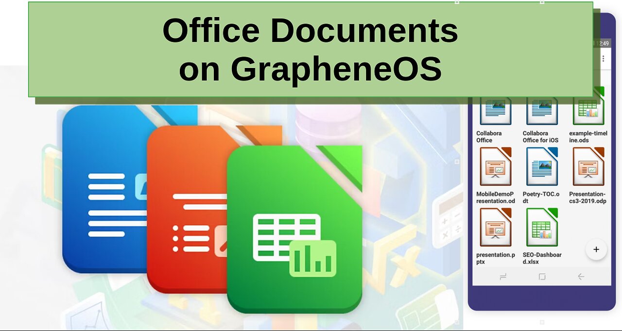 View and Edit Office Documents on GrapheneOS | It's super easy