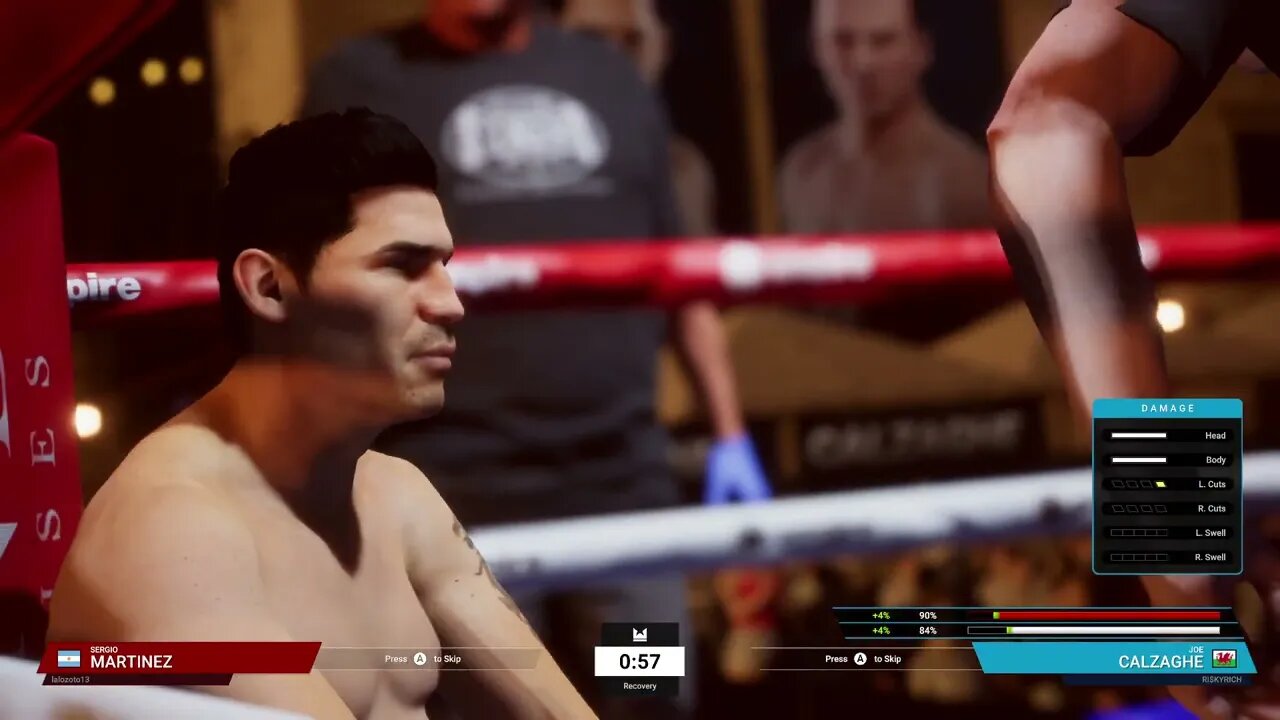 Undisputed Boxing Online Gameplay Joe Calzaghe vs Sergio Martinez - Risky Rich vs lalozoto13