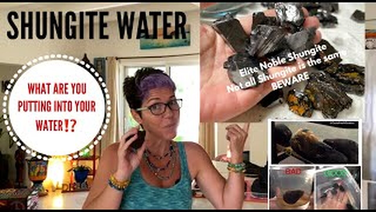 Shungite Water? Yes please! but BEWARE