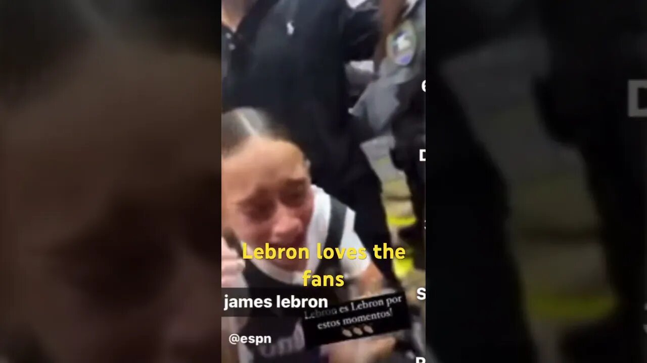 Lebron James Loves His Fans #shorts