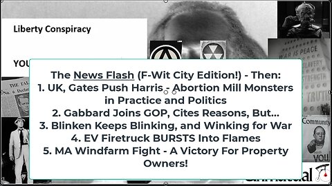 Liberty Conspiracy LIVE 10-23-24! Blinking Blinken, BRICS Rises, Tulsi Joins GOP, Windfarm Fight!