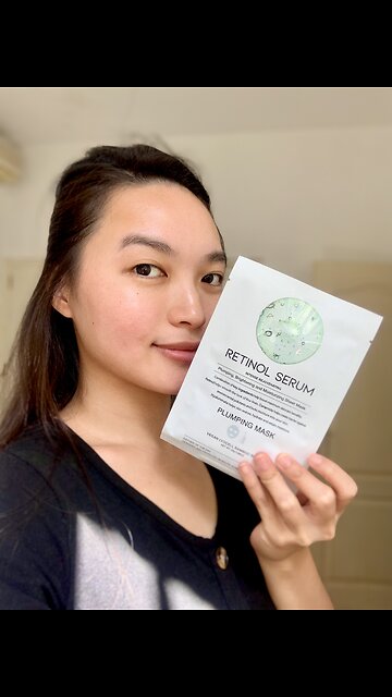 #OOTD Intense Rejuvenating Retinol Serum Vegan Sheet Mask