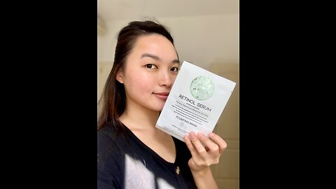 #OOTD Intense Rejuvenating Retinol Serum Vegan Sheet Mask