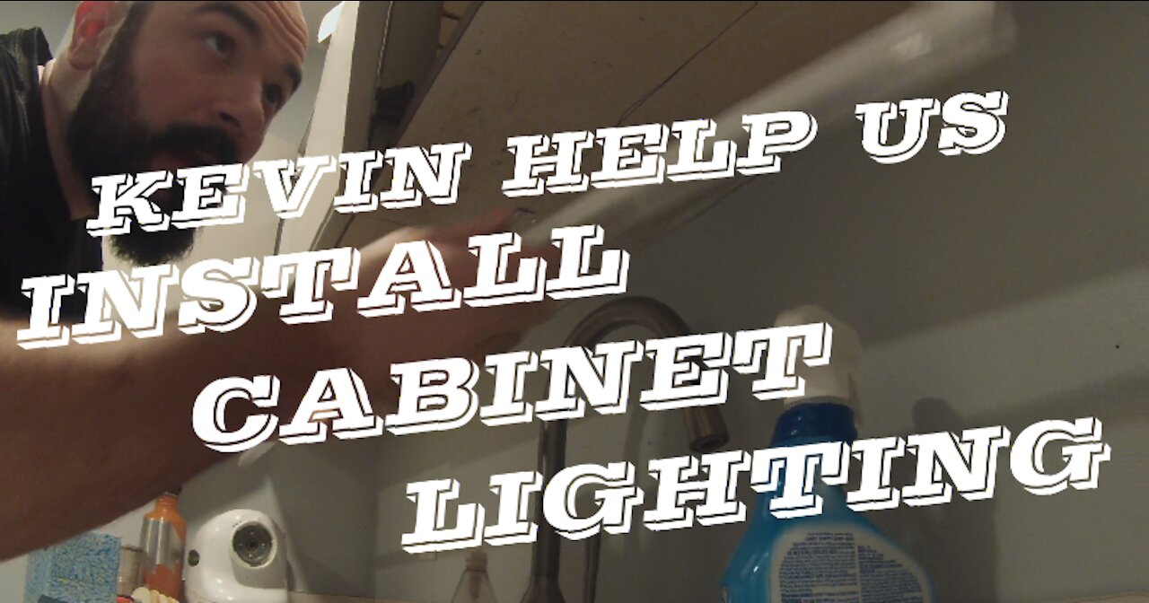 Install Plug-In Cabinet Lighting